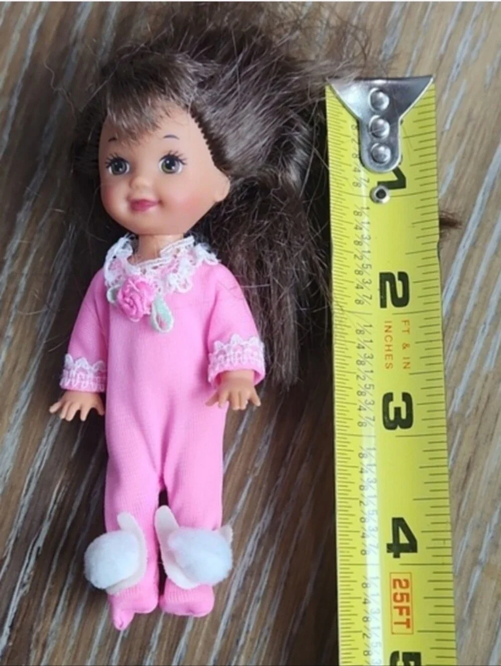 Vintage Friend of Kelly Barbie Doll Pink Pajamas